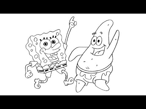480x360 Spongebob Squarepants Drawing And Coloring Kids Art Colors