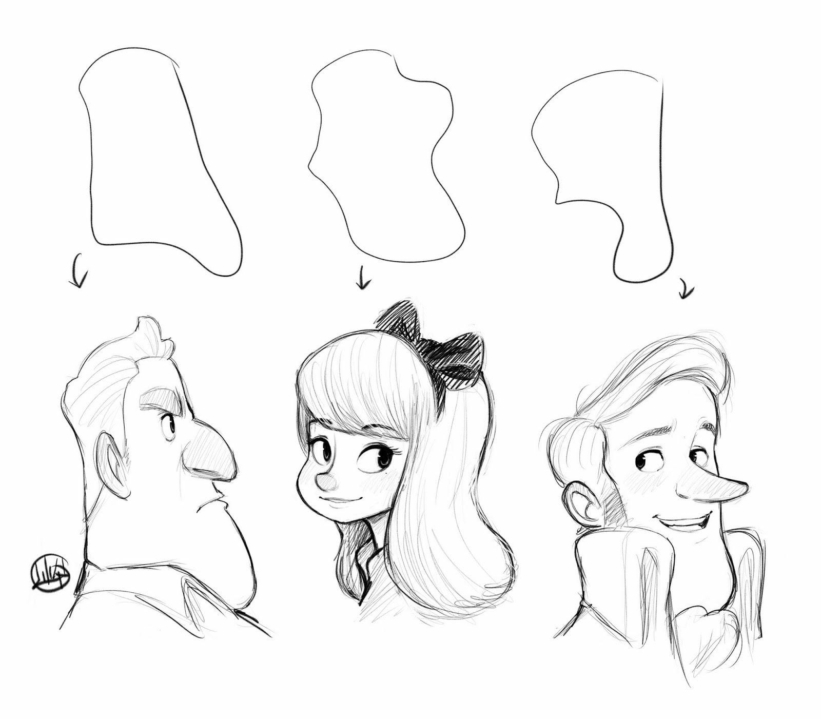 1600x1401 The Art Of Luigi Lucarelli Shape Bust Sketches Video