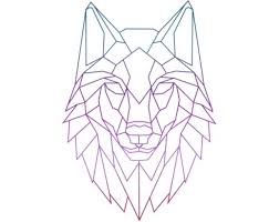 252x200 Image Result For Wolf Triangle Line Drawing Moonmoon