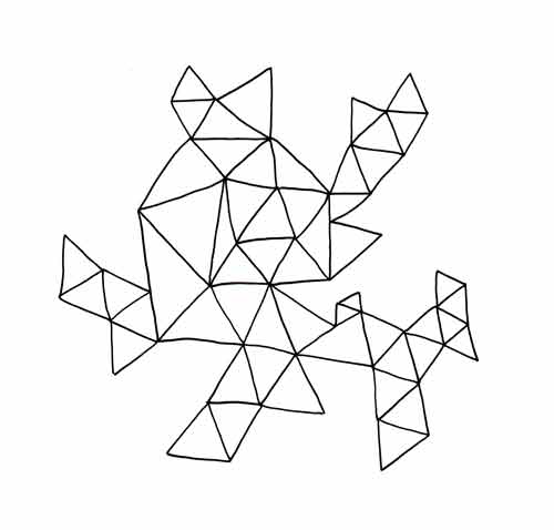 500x478 Triangle Dance Blue Bicicletta