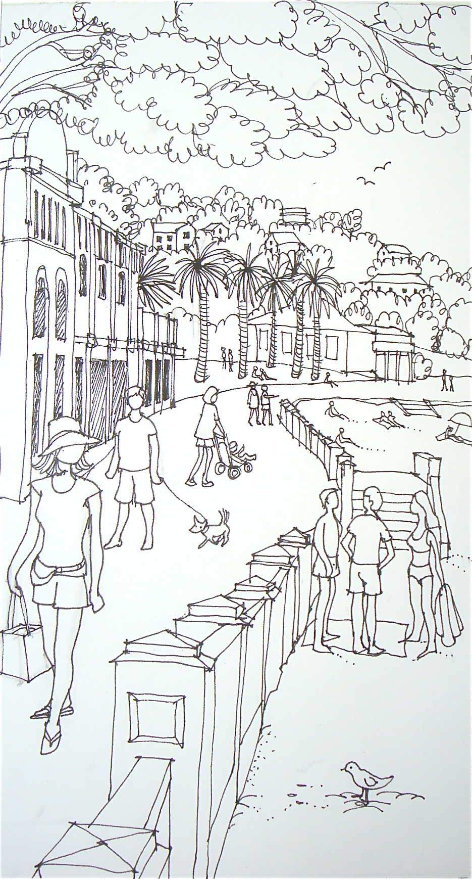 935x1739 Line Amp Watercolour