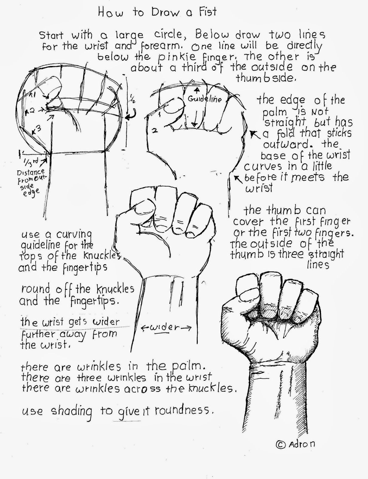1230x1600 How To Draw A Clenched Fist Worksheet. Drawing