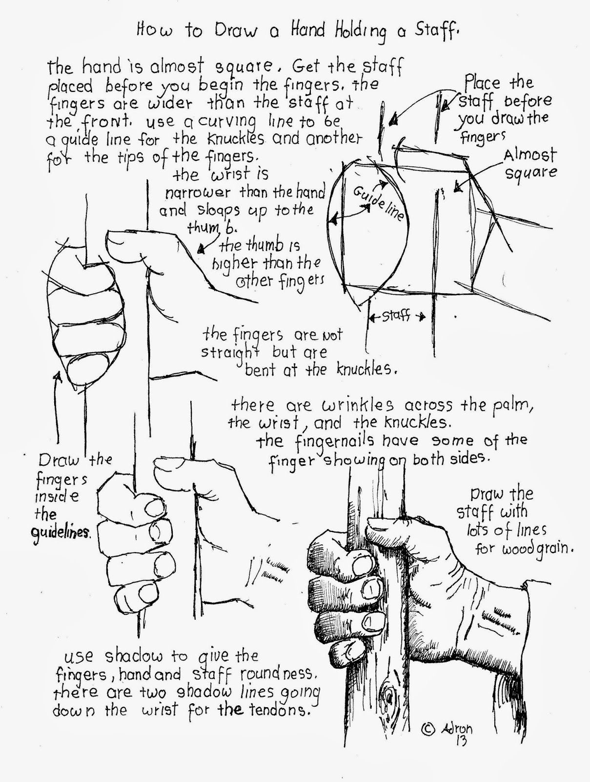 1209x1600 How To Draw A Hand Holding A Staff Worksheet. Drawings