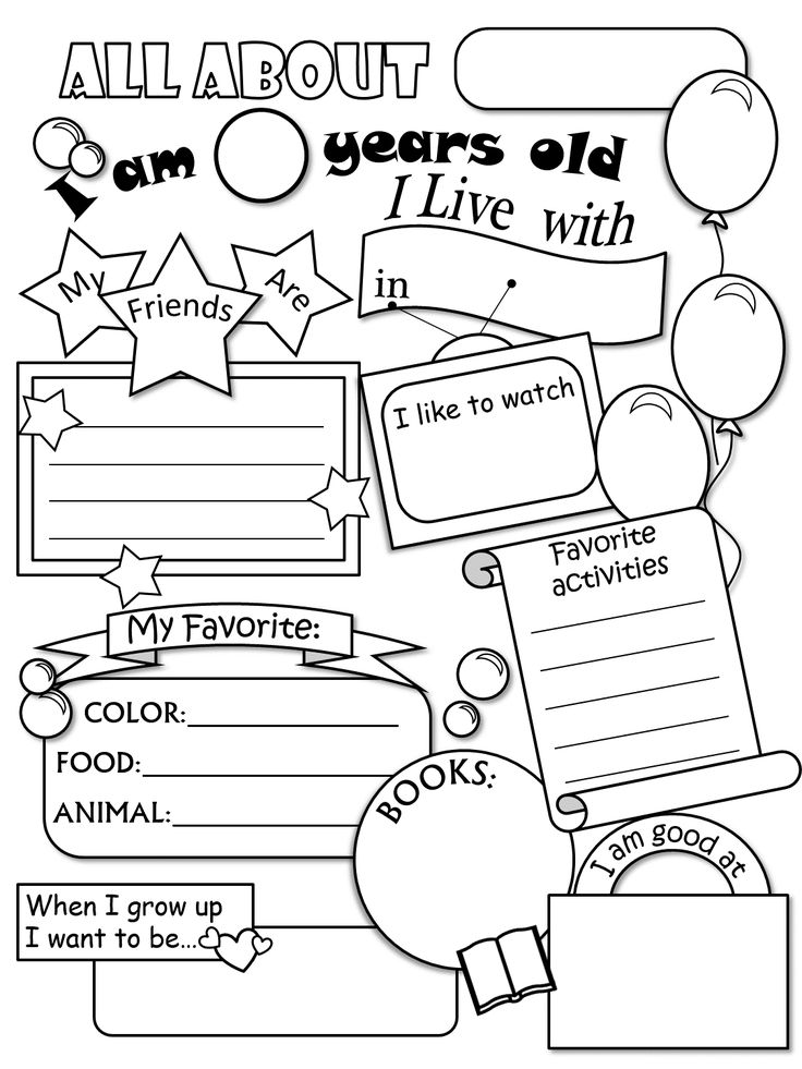 736x981 All About Me Coloring Pages Worksheets Coloring
