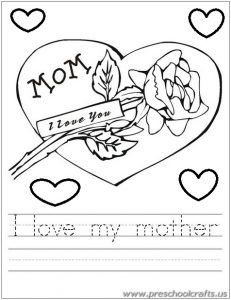 231x300 23 Best Free Printable Mother's Day Worksheets For Kids Images