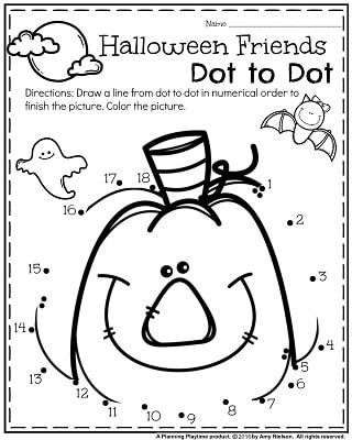 320x400 Preschool Halloween Worksheets
