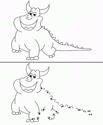 360x440 Printable Draw With Number 7 Coloring Worksheets, Free Online