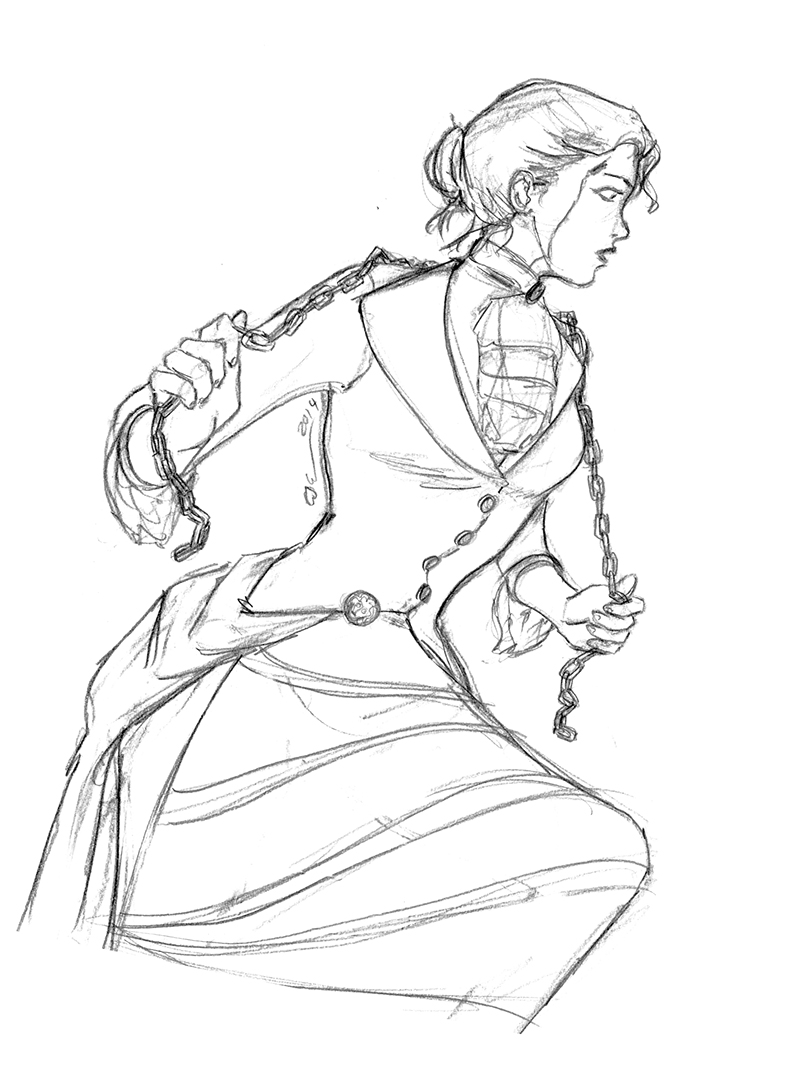 789x1080 Elle Black Penny Dreads The Original Drawing For The Sundark