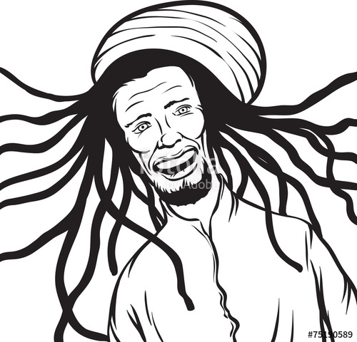 Dreadlocks Drawing at GetDrawings | Free download