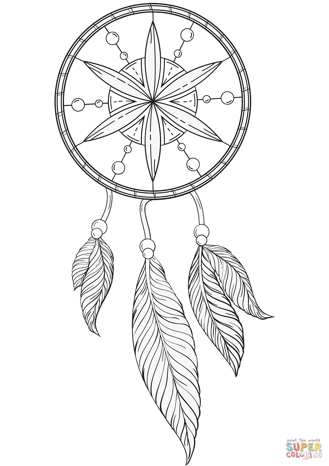 1060x1500 Dream Catcher Coloring Page Free Printable Coloring Pages