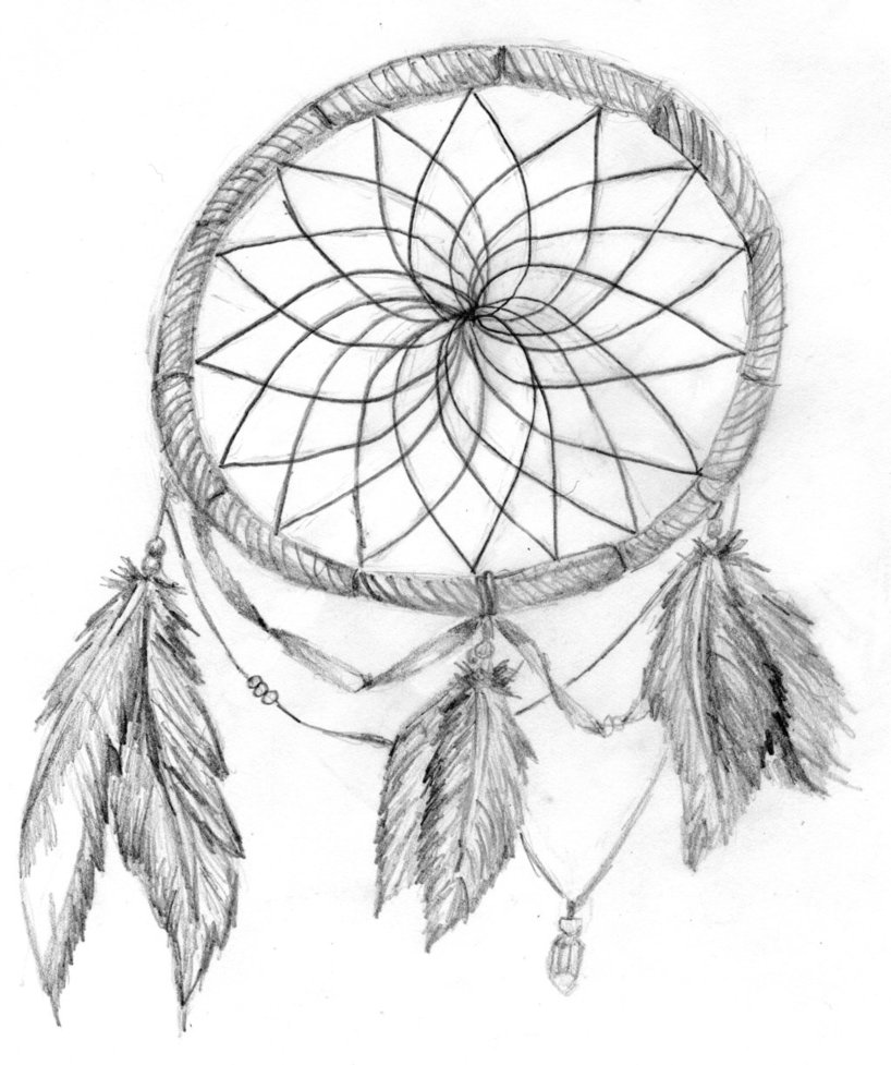 Dream Catcher Drawing at GetDrawings | Free download