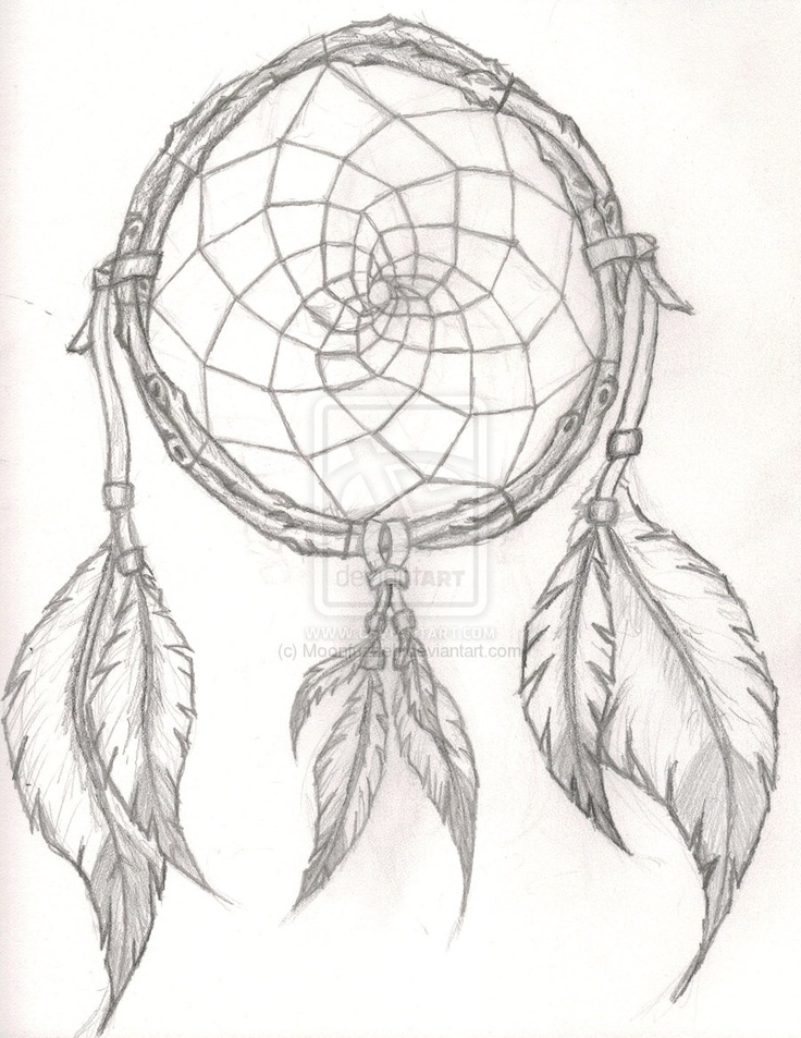 Dream Catcher Drawing at GetDrawings | Free download