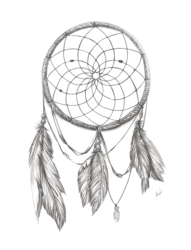 613x802 Dream Catcher Bnw By Packness