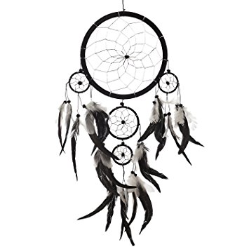 355x355 Dream Catcher ~ Handmade Traditional Black, White