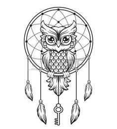 236x260 Moon Dream Catcher Feathers Vinyl Decal Dreamcatcher Mandala Decal