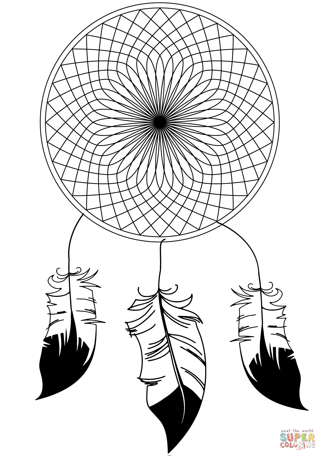 1060x1500 Dream Catcher Coloring Page Free Printable Coloring Pages