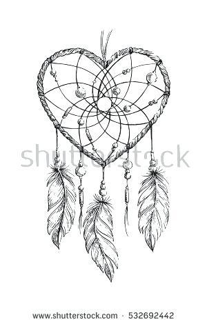 300x470 Dream Catcher Coloring