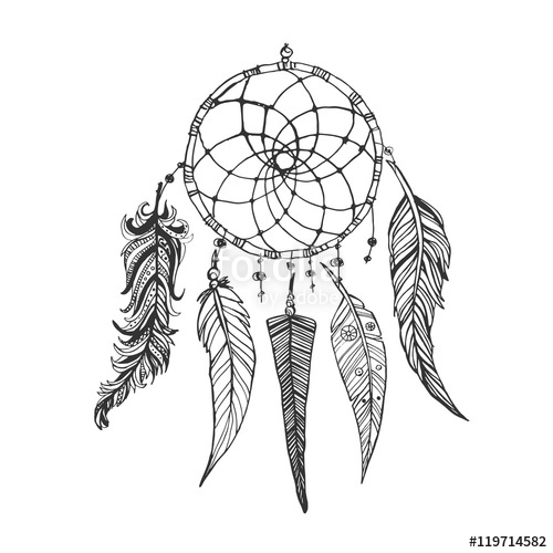 Dream Catchers Drawing at GetDrawings | Free download