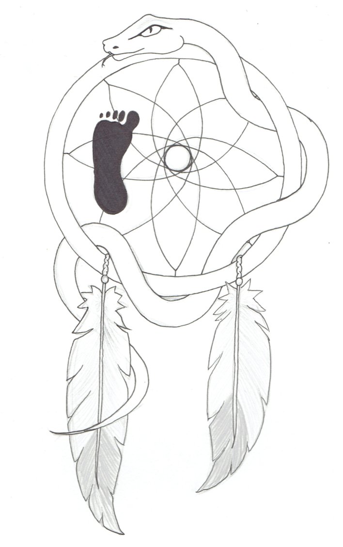 708x1128 Snake Dream Catcher By Lianemo0819