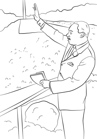 333x480 Martin Luther King I Have A Dream Coloring Page Free Printable