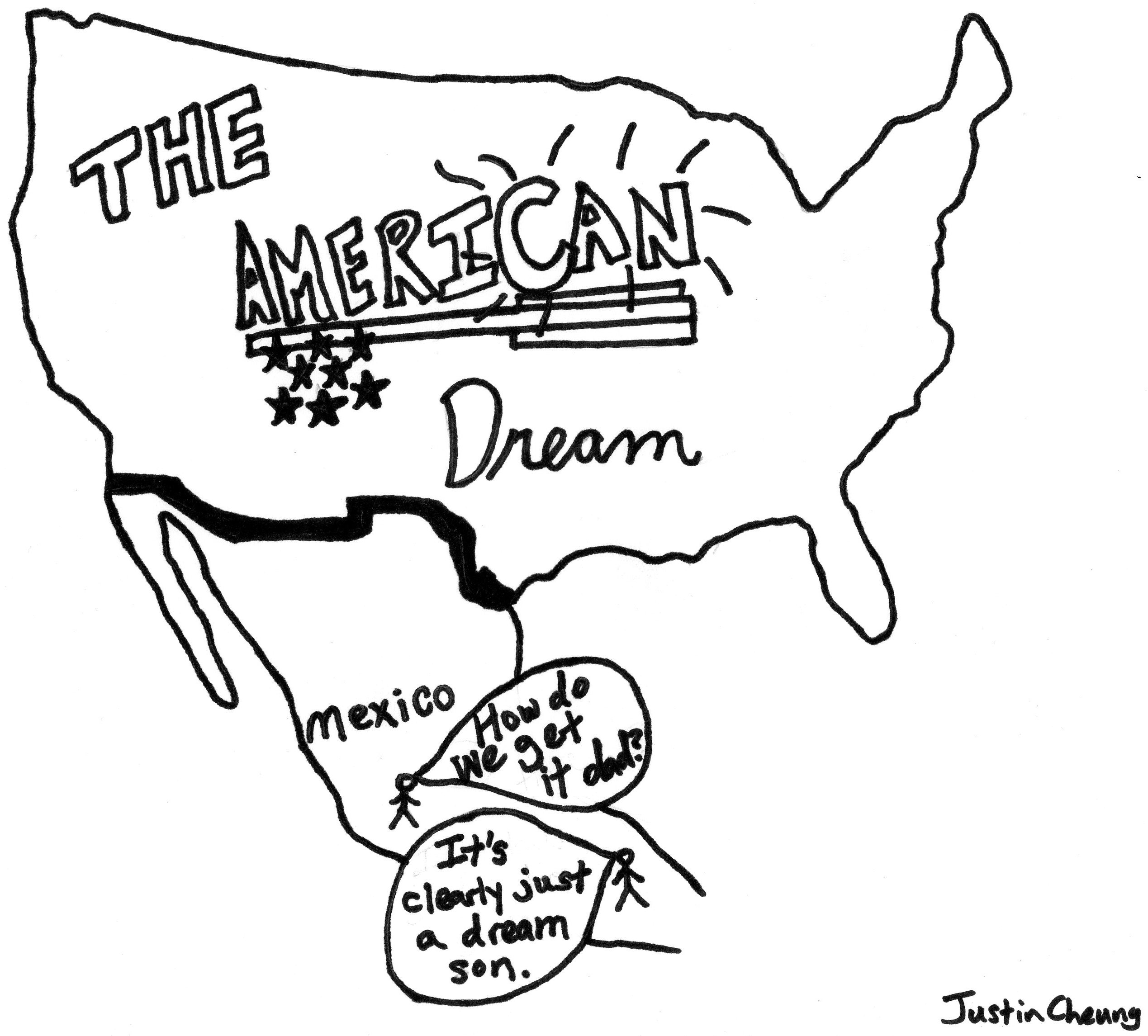 2538x2291 The Distortion Of The American Dream Legalize The Dream