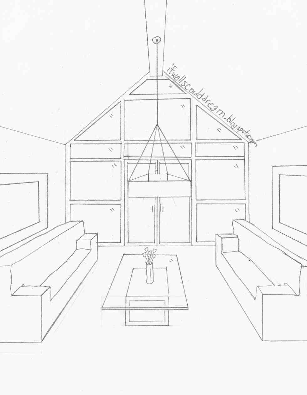 980x1264 Modern Dream House Drawing Easy