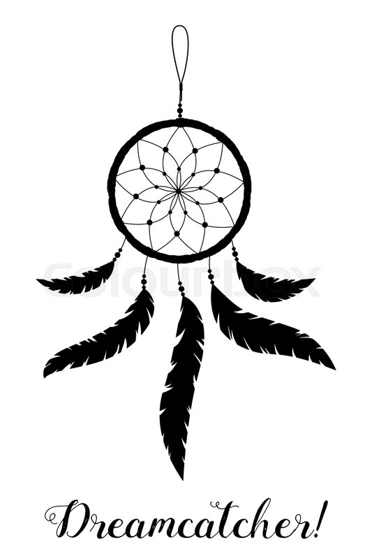 533x800 American Indians Amulet. Dream Catcher With Feathers And Beads