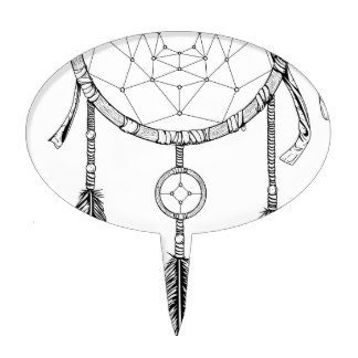324x324 Dream Catcher Cake Toppers Zazzle