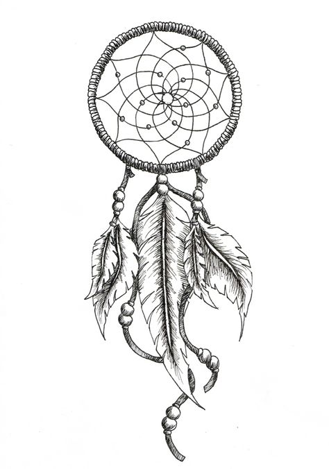 474x676 Dreamcatcher Tattoos With Birds Drawings