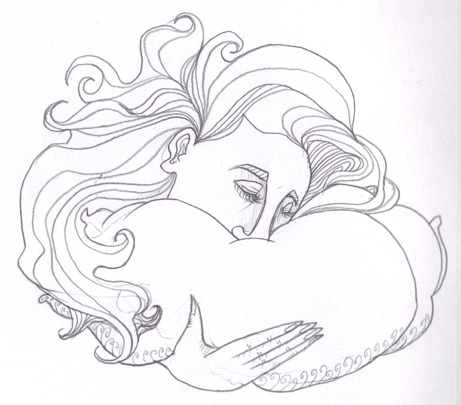 900x791 Dreaming Drawing By Jaki Seasandal