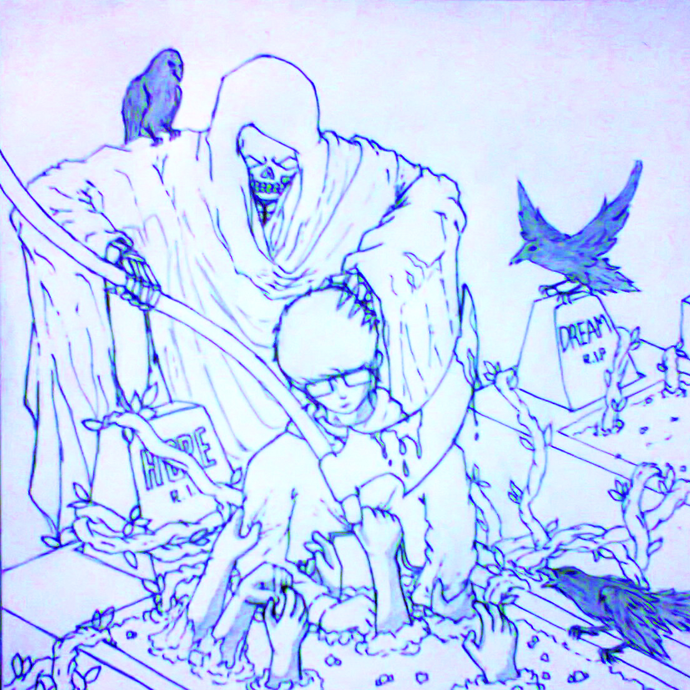 2362x2362 It Tells That The Graves Are Filled Hope And Dreams My Sketch
