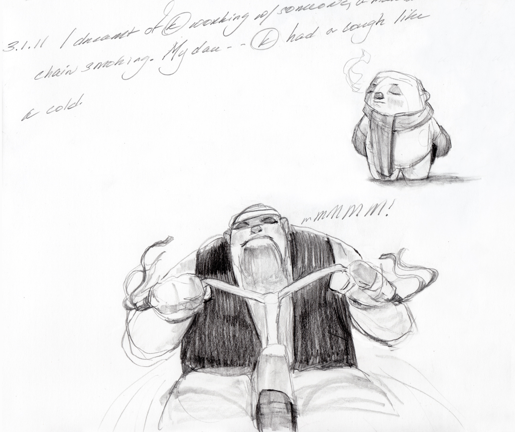 1060x889 Sketchbook Drawing Allen's Zoo Page 8