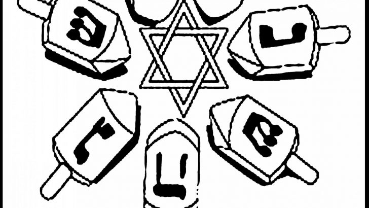 728x410 Dreidel Coloring Pages With Wallpapers Android