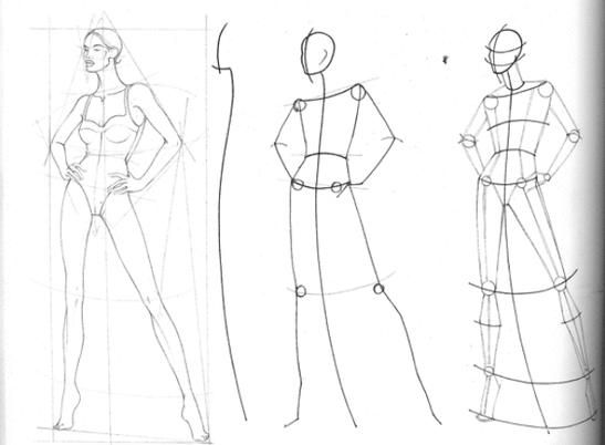 547x402 Fashion Drawing Step By Step Fashion Design Images