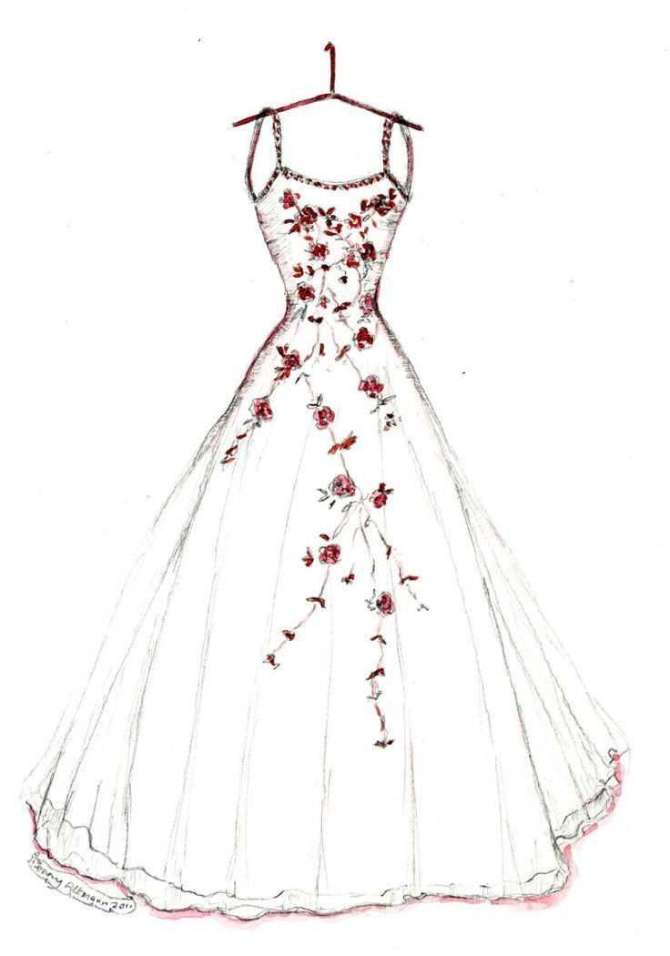 736x1050 Pictures How To Draw Dress Designs,