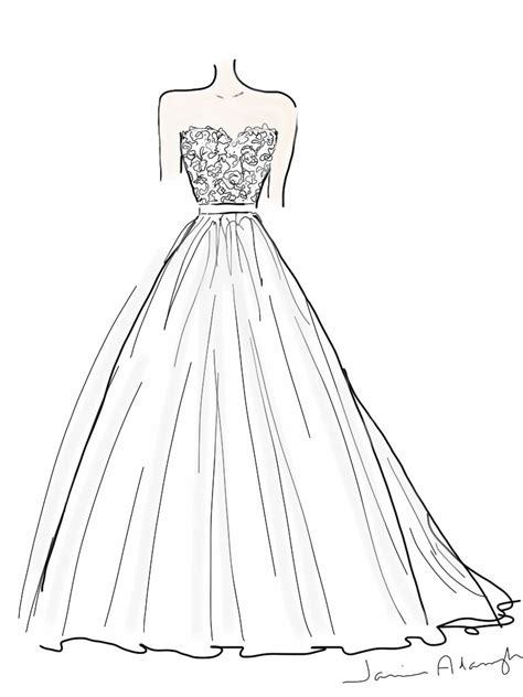 474x632 Gown Easy Drawing