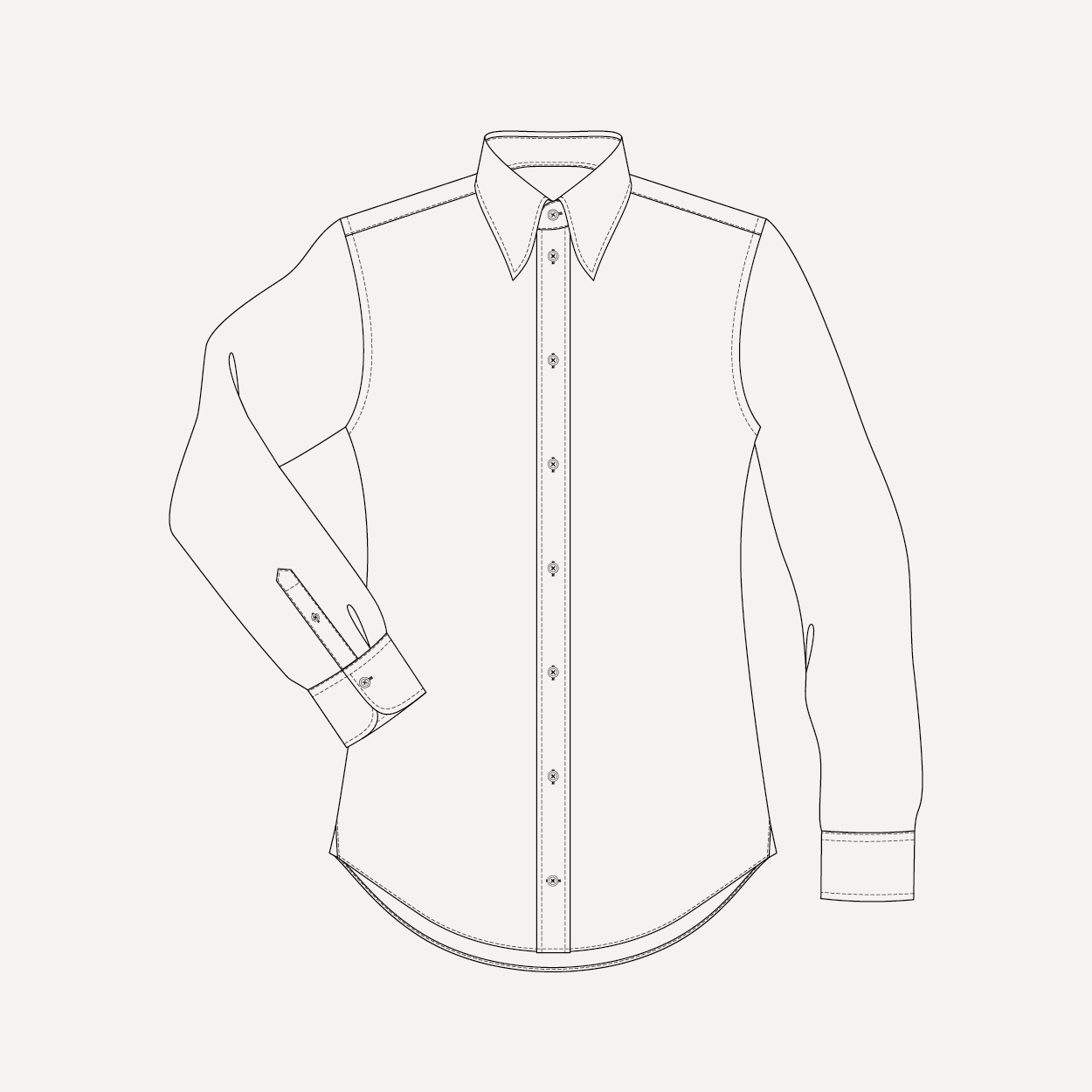 How To Draw A Dress Shirt Then draw the basic form of the dress