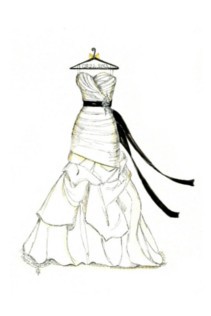 211x316 Wedding Dress Drawing Sketch. Best Royalty Wedding Dress Design