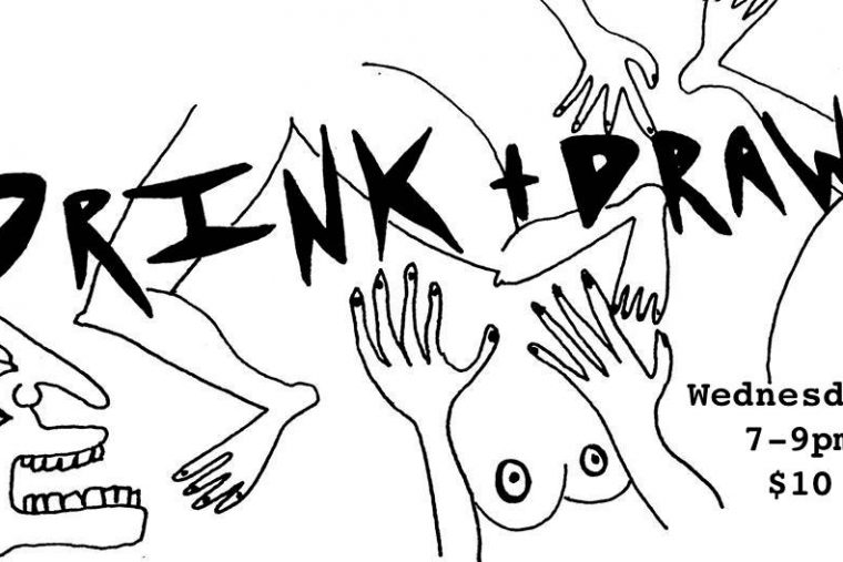 760x507 Drink And Draw At The Living Gallery This Wednesday, March 1st