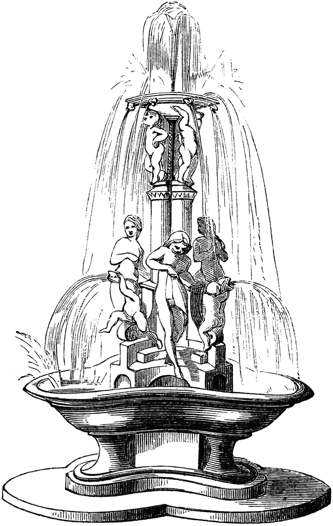 649x1024 Water Fountain Clipart Etc