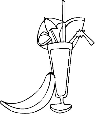 400x476 Food And Drinks Coloring Pages