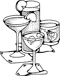234x297 Bar Drinks Clip Art