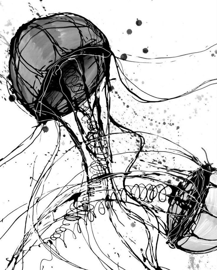 736x914 Drip Paintings Whitney Larene Blanco Y Negro