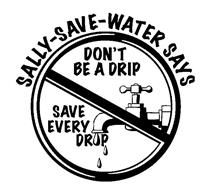211x190 Sally Save Water Says Don'T Be A Drip Save Every Drop Trademark