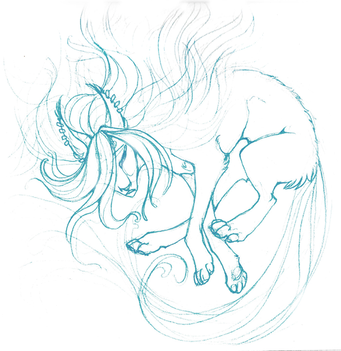 700x721 Water Drip Sketch By Biorave