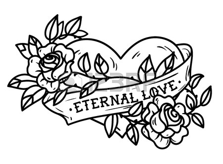 450x332 Dagger Piercing Heart With Dripping Blood.love Royalty Free