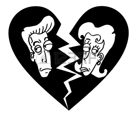 450x378 Retro Girl Crying Over A Broken Heart Royalty Free Cliparts