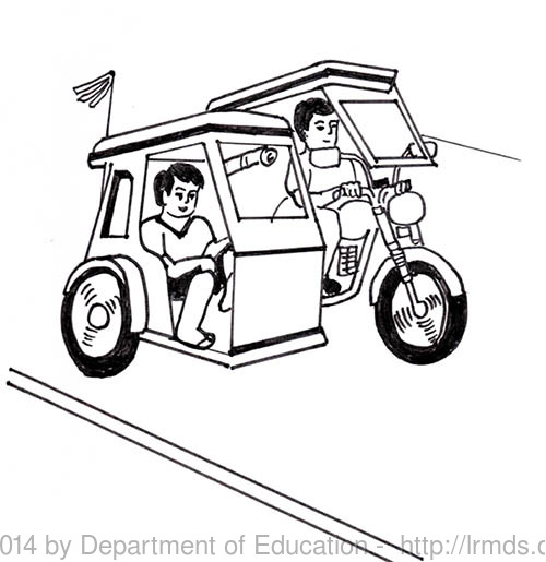 500x515 Tricycle Driver Clipart 12 Clipart Station