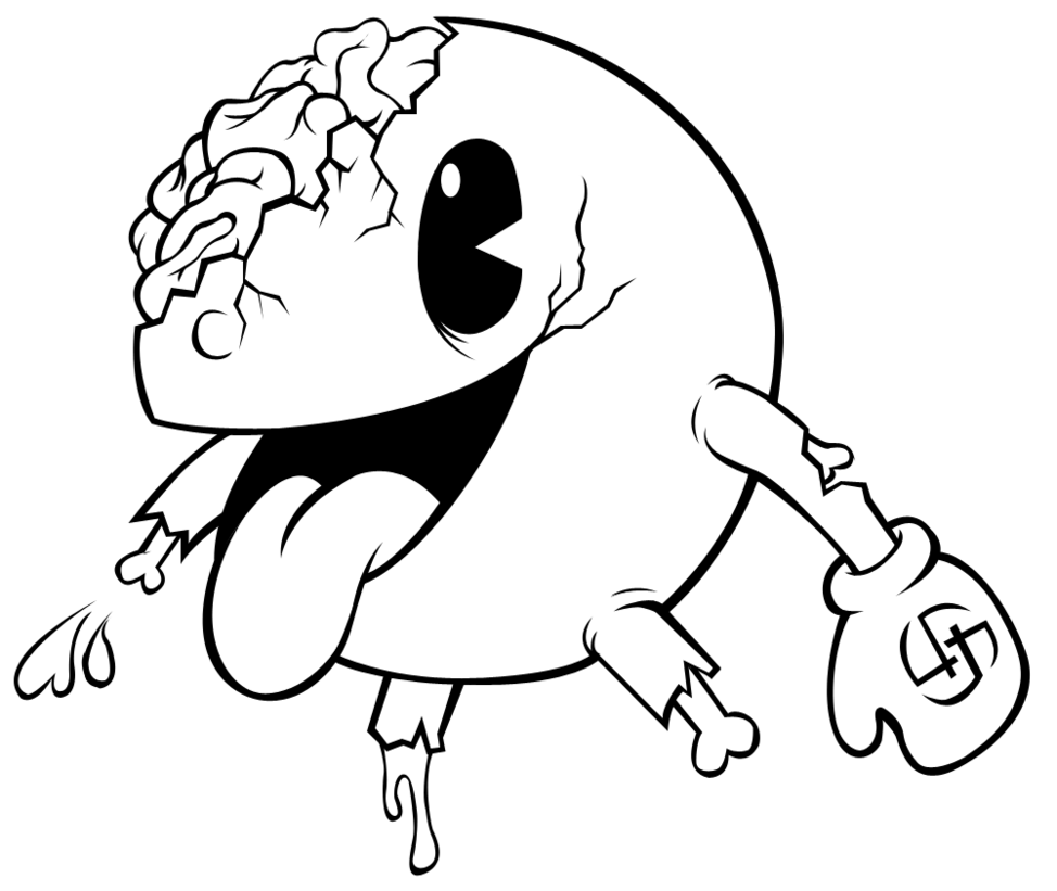 974x821 Drop Dead Pacman Lines By Rebelkendo
