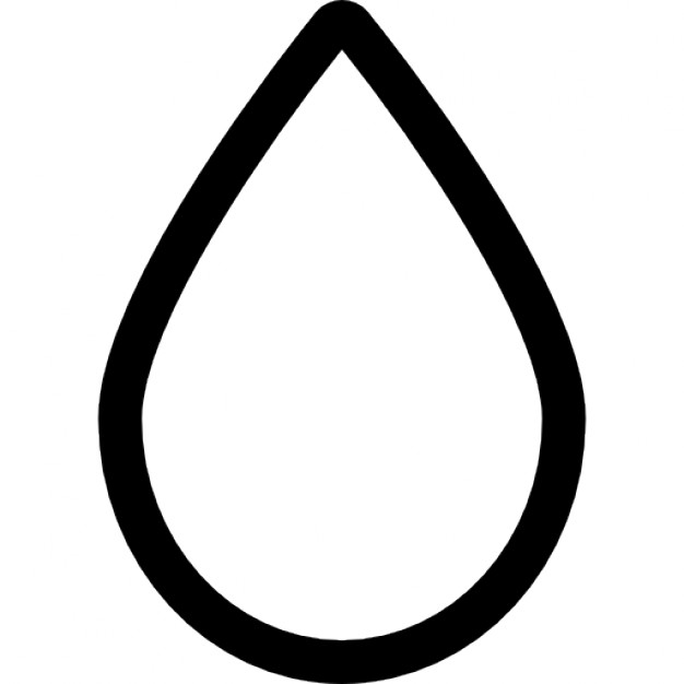 626x626 Drop Outline Icons Free Download